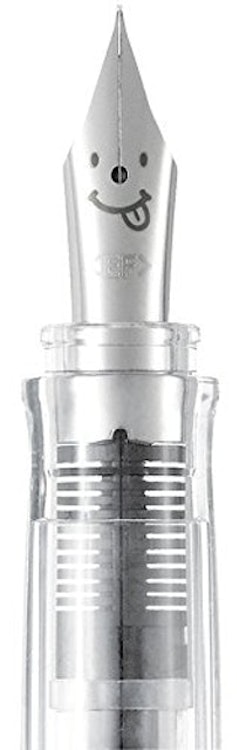 PILOT 万年筆 カクノ透明軸 EF 極細字 2枚目