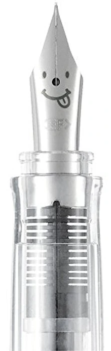 PILOT 万年筆 カクノ透明軸 EF 極細字 2枚目