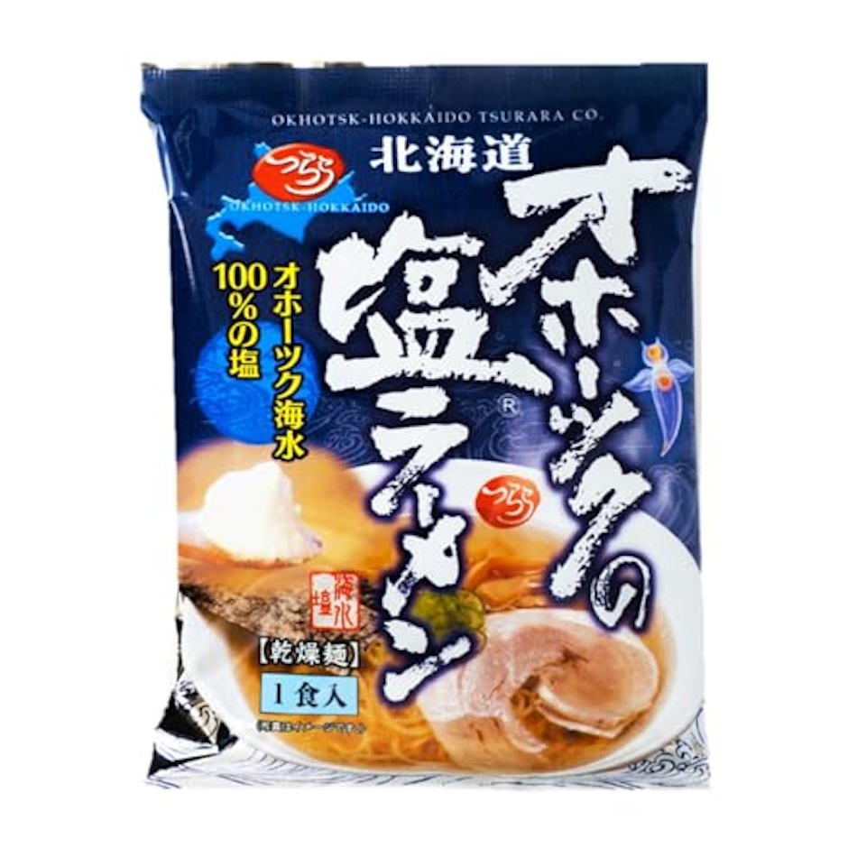 みなみかわ製麺 北海道 オホーツクの塩ラーメン 1枚目