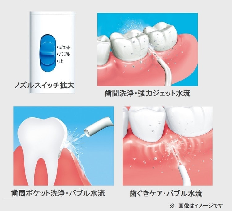 1725円 週間売れ筋 マウスウォッシャー 充電式 ハンディタイプ 高圧口腔洗浄器 ジェットウォッシャー