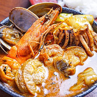 スープカリー 奥芝商店 北海道の恵み!竜宮の賄い海鮮スープカレー北海道の恵み!竜宮の賄い海鮮スープカレー 1枚目