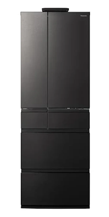 パナソニック パナソニック 冷蔵庫 幅65cm 525L NR-F53CV1-K ヘアラインディープブラック 野菜室が真ん中 AIカメラ付き ナノイーX AIエコナビ 1枚目
