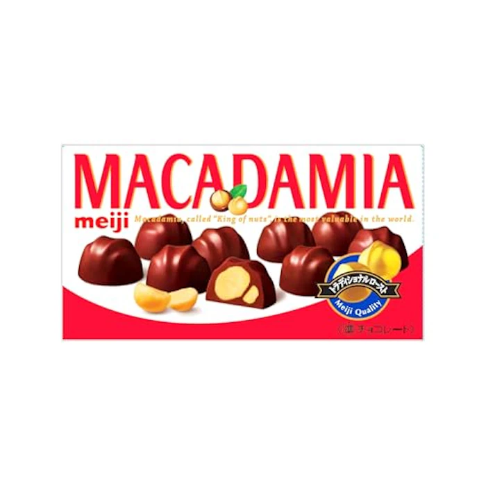 明治 マカダミアチョコ 1枚目