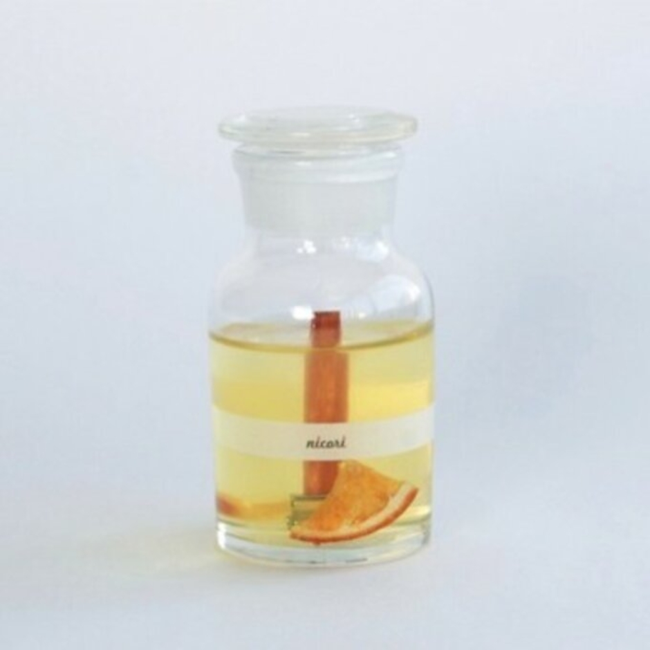 nicori candle's gallery 音の出るアロマキャンドル BOTANICAL BOTTLE CANDLE 5枚目