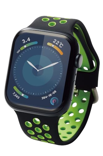ELECOM エレコム　Apple Watch バンド  AW-45BDSCNBK2 2枚目