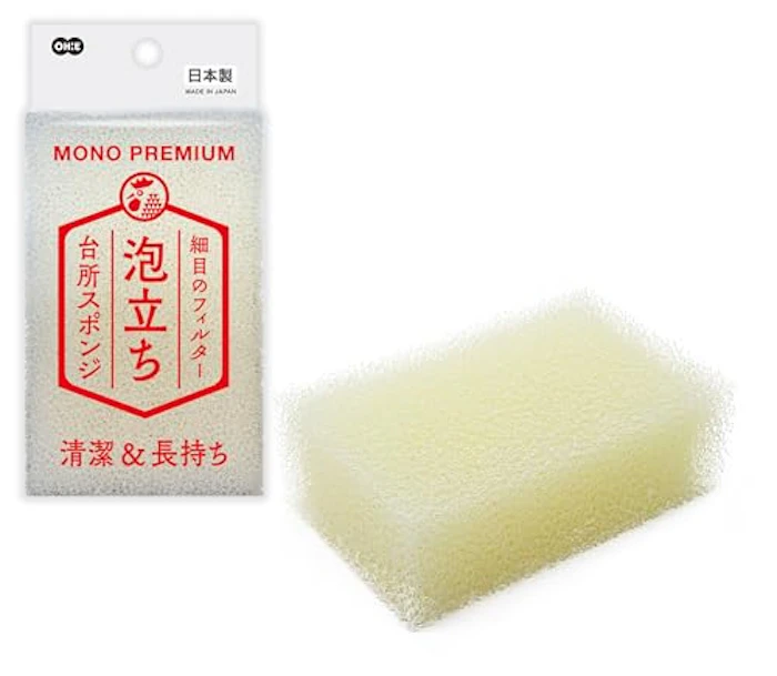 オーエ モノプレミアム 台所スポンジ泡立ち 1枚目
