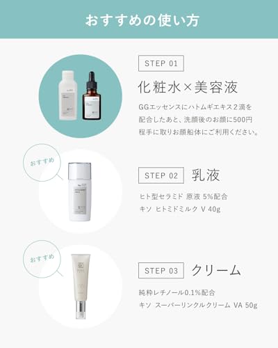 KisoCare ハトムギエキス 国産ハトムギエキス100％ オーガニックHMエキス ヨクイニン 20ml 5枚目