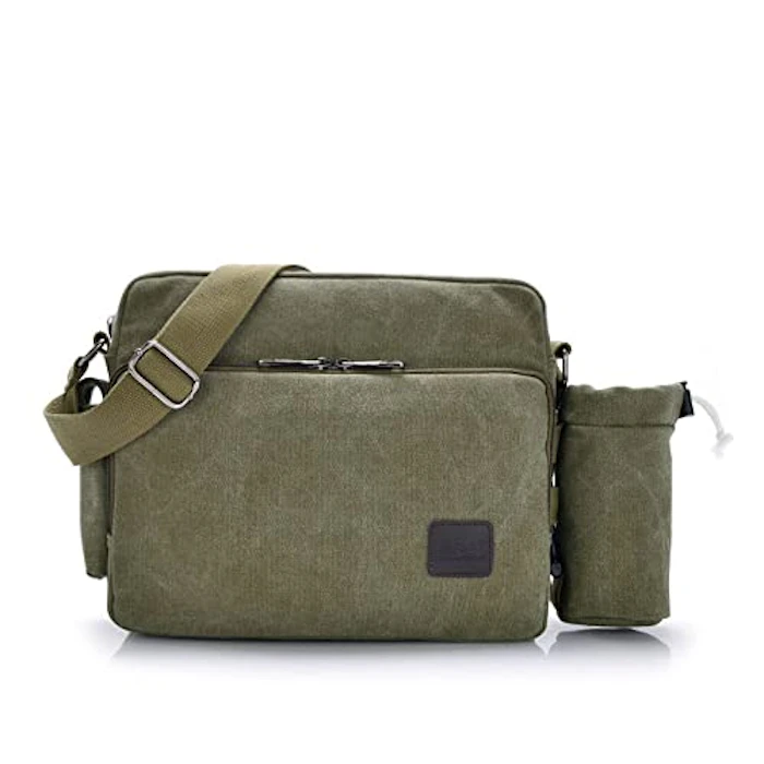 WoodyBelly ショルダーバッグ 帆布 キャンバス 多収納 1枚目