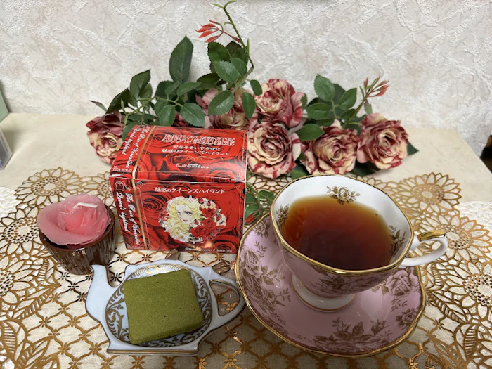 カミネ×神戸紅茶 【ベルサイユのばら紅茶】 魅惑のクイーンズハイランド ティーバッグ16P 1枚目