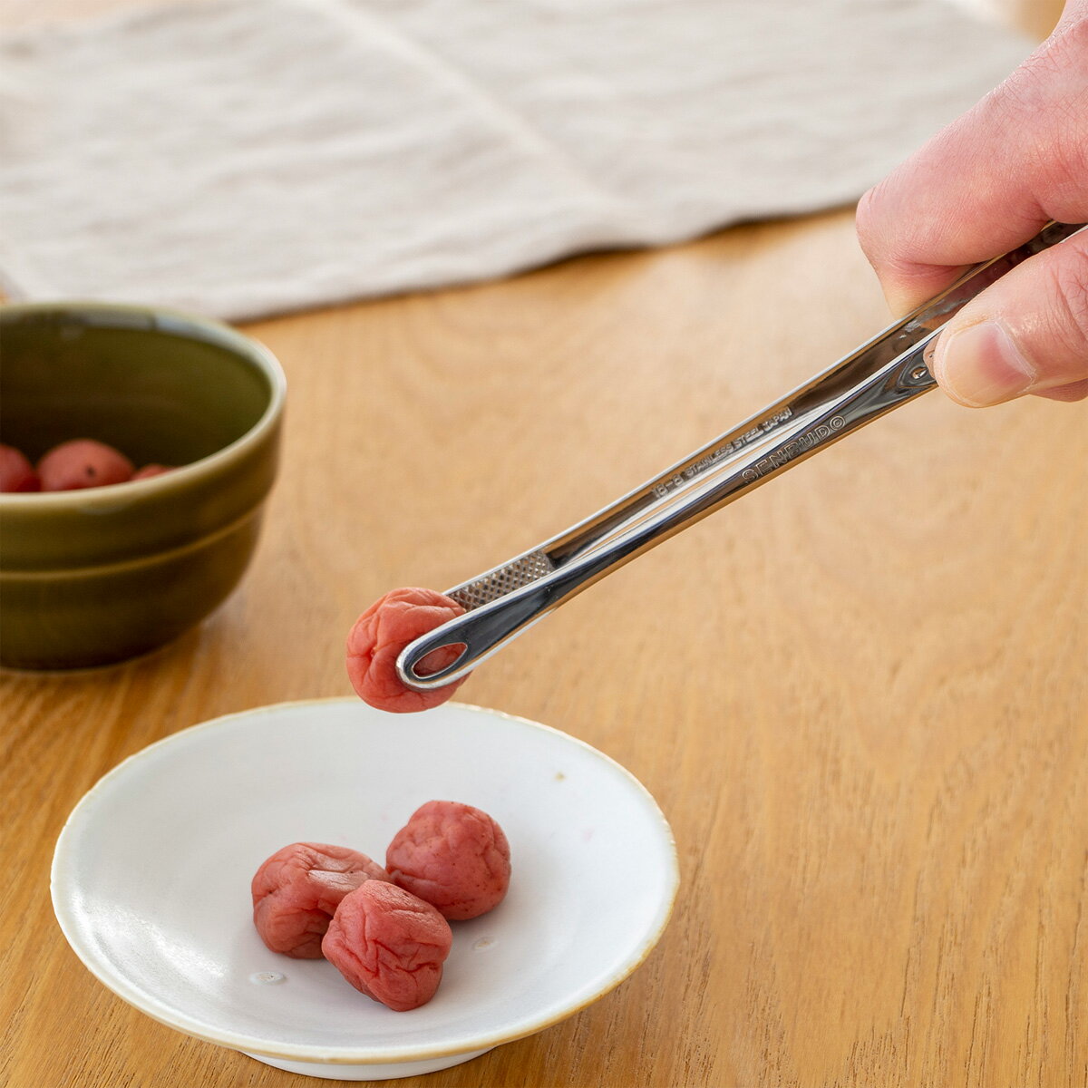 仙武堂 焼肉トング 小 仙武堂 15 cm 薬味用 卓上とりわけ用 18-8ステンレス 日本製 3枚目