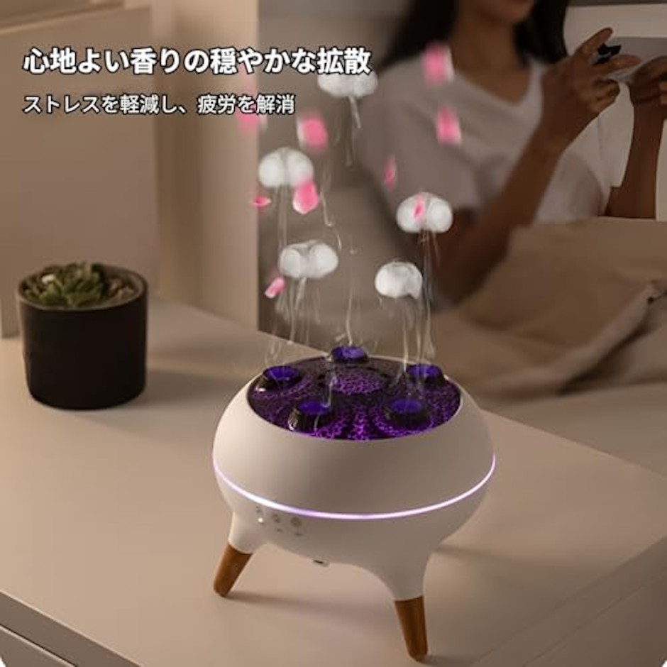 mocoly クラゲ型加湿器 5枚目