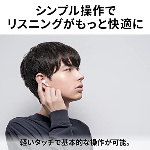 JVCケンウッド KENWOOD KH-CRZ20T ワイヤレスイヤホン bluetooth 開放型 Bluetooth 本体質量4.1g(片耳)小型軽量ボディ 最大22時間再生 生活防水 マイク付き KH-CRZ20T-B ブラック 7枚目