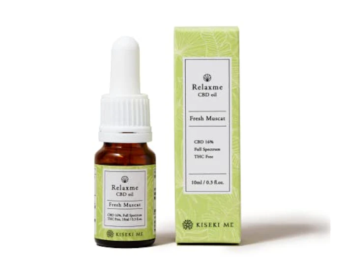Relax me Relax me(リラックスミー) THCフリー・フルスペクトラムCBDオイル 内容量10ml cbdoil 飲用オイル オーガニックヘンプ 初心者向け フレッシュマスカット 5% 1枚目