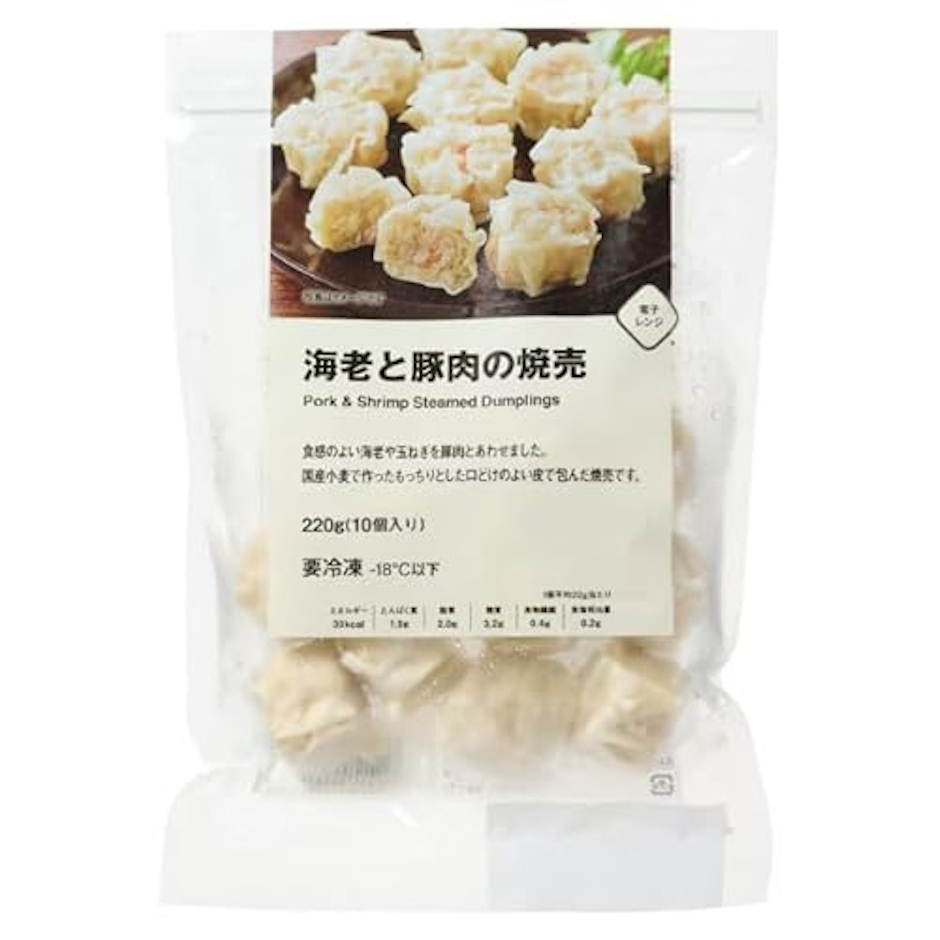 良品計画 海老と豚肉の焼売 1枚目