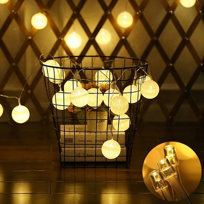 Bidason 4M 20球 LED ボールストリング ストリングライト ウォームホワイト 2枚目