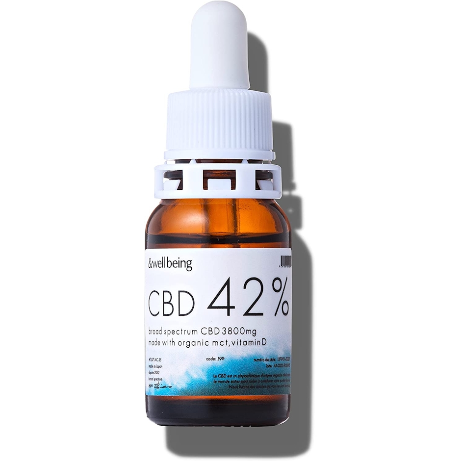 &well being &well being CBDオイル 高濃度 42% オーガニックMCT CBD3800mg CBG CBN 瀬戸内レモン 高知県産ゆず ビタミンD 国内製造 大学教授 ブロードスペクトラム 国産 日本製 CBD オイル 内容量10ml 1枚目