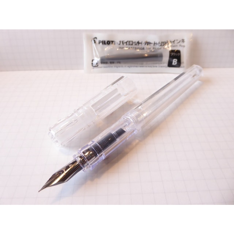 PILOT 万年筆 カクノ透明軸 EF 極細字 1枚目