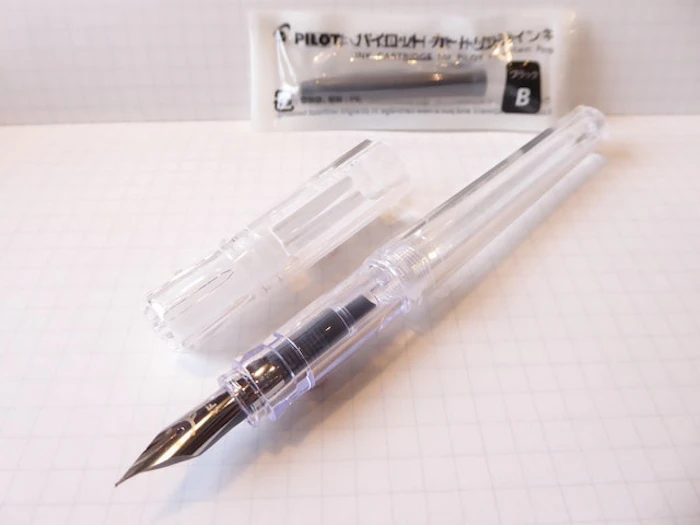 PILOT 万年筆 カクノ透明軸 EF 極細字 1枚目
