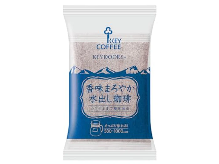 キーコーヒー KEY DOORS+ 香味まろやか水出し珈琲 4バッグ ×4個 レギュラー,アイスコーヒー 2枚目