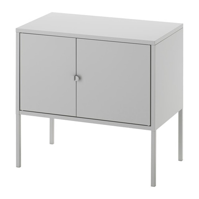 IKEA LIXHULT キャビネット メタル グレー d80328678  7枚目