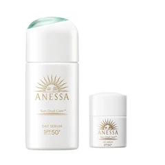 ANESSA アネッサ(ANESSA) デイセラムN 【医薬部外品】 +ミニサイズ付き(増量セット) UV トーンアップ ライトピンク 朝用 ・ 日中用 (美容液 ・ クリーム ・ 乳液) 30mL+12mL 【2025年モデル】 SPF50+PA++++ 顔用日焼け止め 化粧下地 ウォータープルーフ 【Amazon.co.jp限定】 1枚目