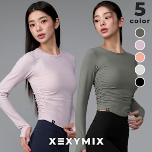 ゼクシィミックス サイドシャーリング入りクロップド丈 長袖 1枚目