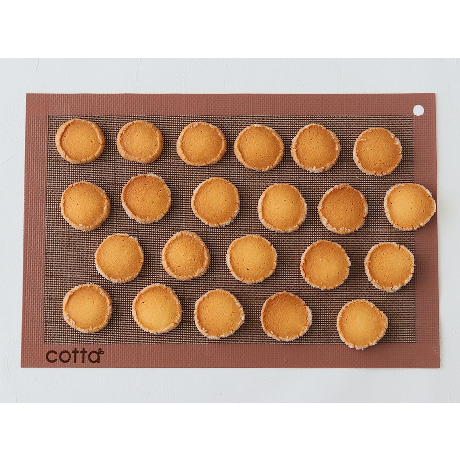 cotta あいりおーさん監修 シルパン クッキーがサクッと焼けるシルパン シート 製菓道具 洗える 繰り返し使用可 お菓子作り 道具 クッキー パン 調理用 Silpan メッシュ 手作り おうち時間 1枚目