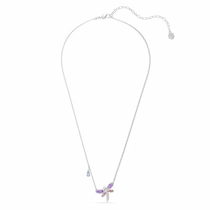 スワロフスキー Ariana Grande x ペンダント, ミックスカット, トンボ, マルチカラー, ロジウム・プレーティング 2枚目