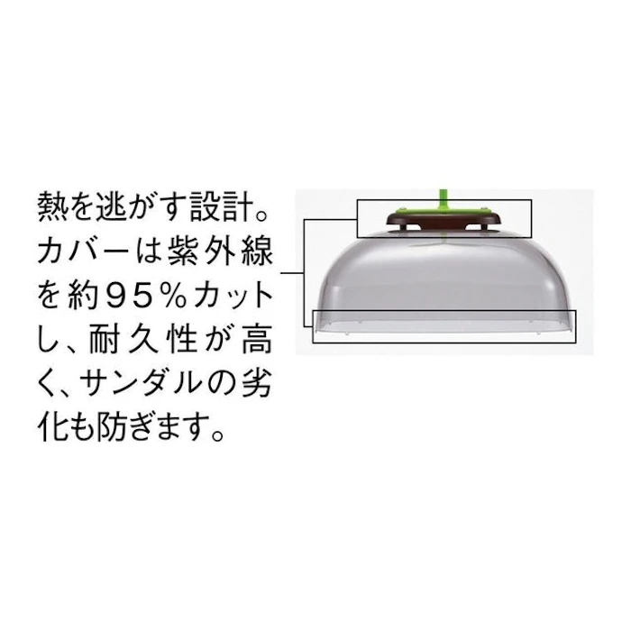 ディノス・セシール ベランダサンダルカバー フタバ 621771 3枚目