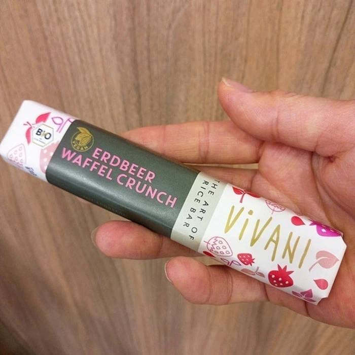 アブルンド VIVANI オーガニックチョコバー ストロベリー 1枚目