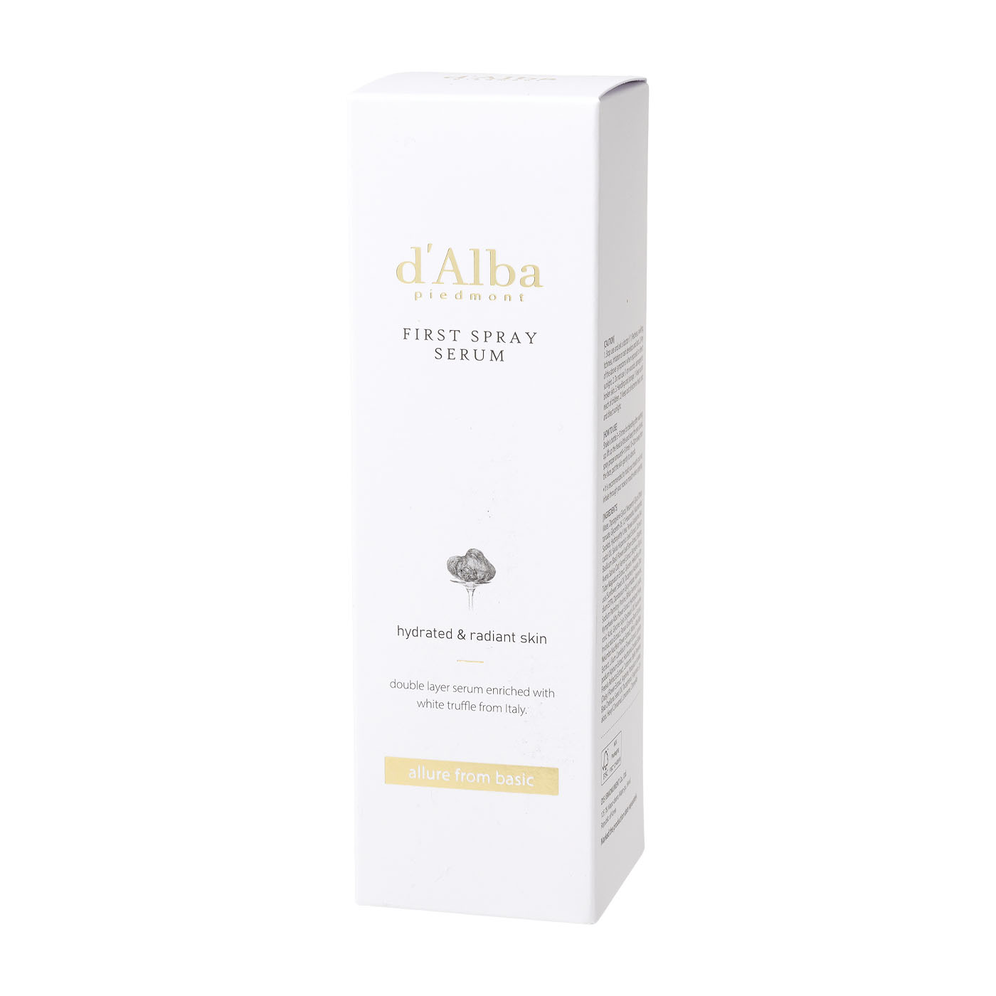 d'alba Piedmont ホワイトトリュフ ファースト スプレーセラム 2枚目