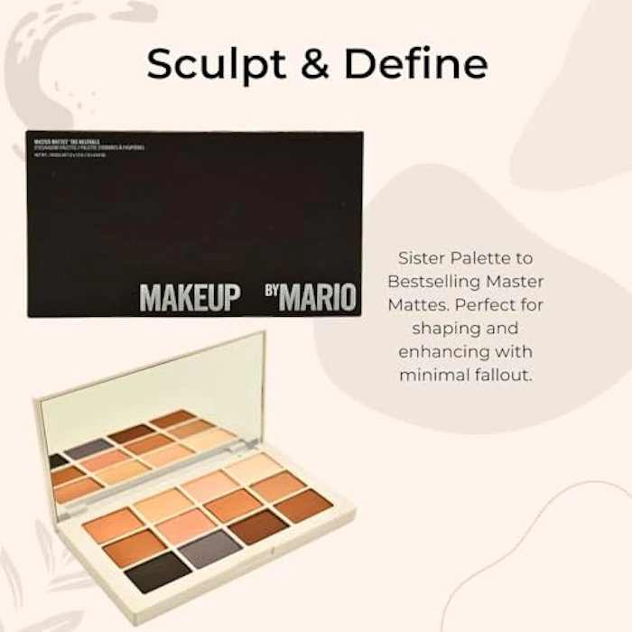 MAKEUP BY MARIO マスターマット®アイシャドウパレット:ニュートラルカラー 4枚目