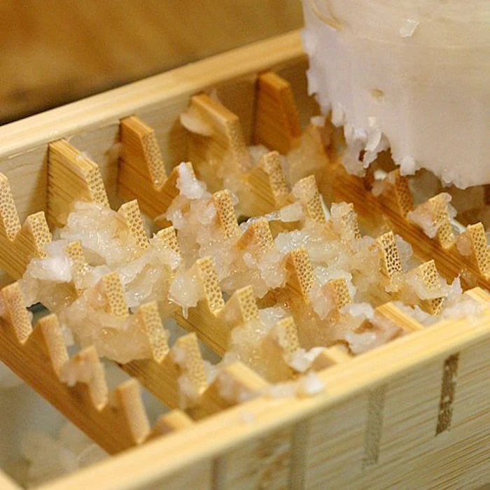 竹虎 竹製大根おろし 鬼おろし竹皿セット 3枚目