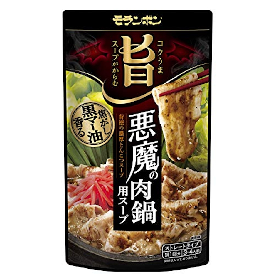 モランボン コク旨スープがからむ 悪魔の肉鍋用スープ 750g ×10袋 1枚目
