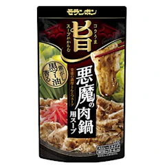モランボン コク旨スープがからむ 悪魔の肉鍋用スープ 750g ×10袋 1枚目