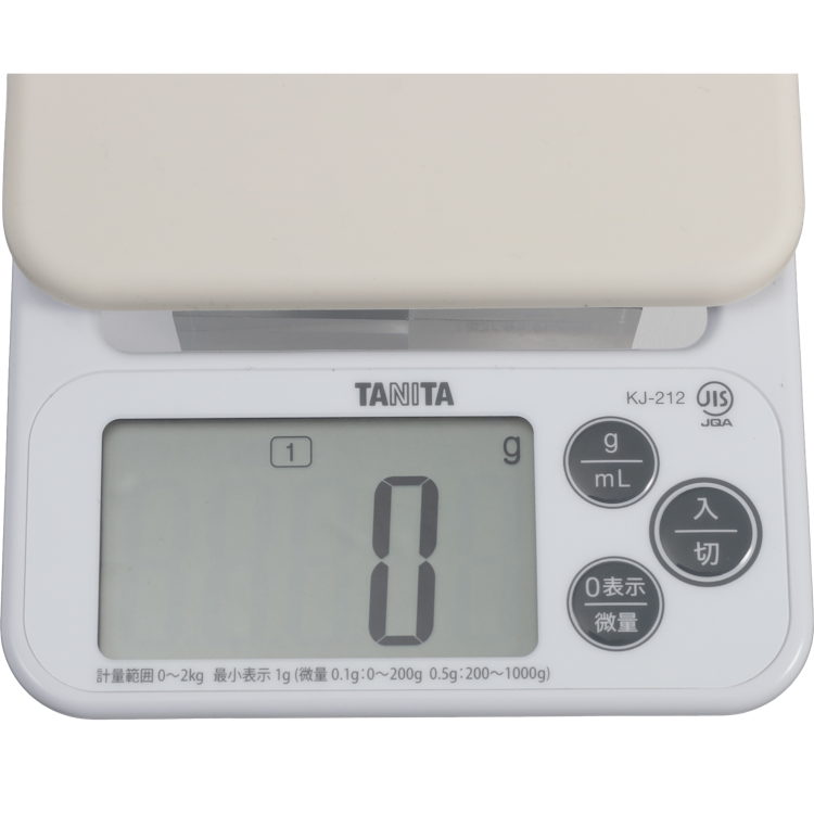 タニタ デジタルクッキングスケール 3枚目