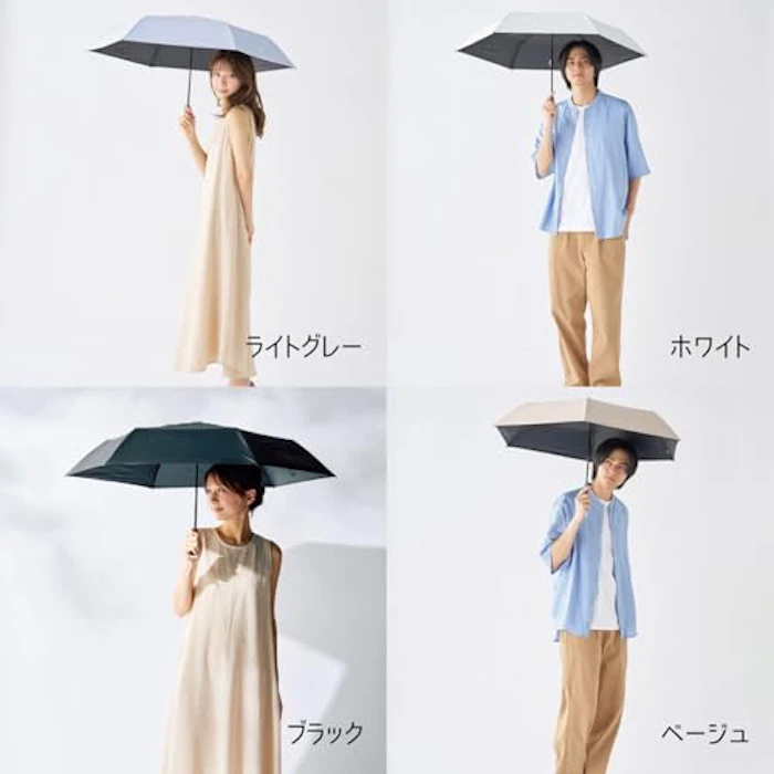 エスタ フロータス超撥水晴雨兼用折りたたみ傘60cm 8枚目