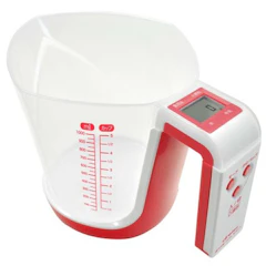 ドリテック デジタル計量カップ CS-100PK ピンク 1枚目