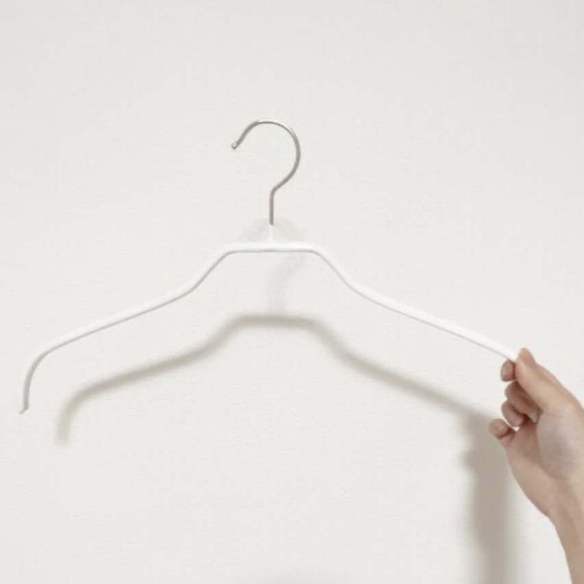 MAWA ドイツのすべらないマワハンガー シルエット 41F ホワイト 10本組 1枚目