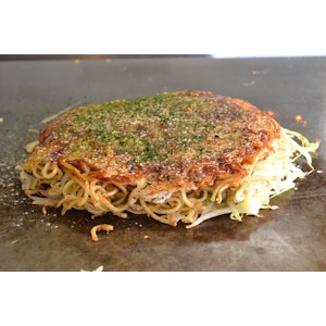 りんご そば肉卵 1枚目