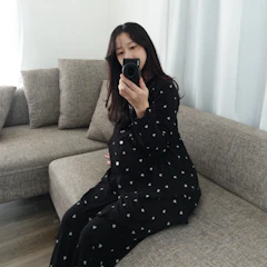 Rosemadame パターンメッシュ ハート柄 マタニティ パジャマ 前開き 長袖 産前産後対応 部屋着 入院着 授乳 授乳服 妊娠 妊婦 ママ お母さん 妊婦服 産前 産後 ローズマダム Rosemadame 出産準備 1枚目