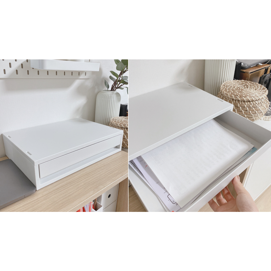 無印良品 無印良品 ポリプロピレンケース ホワイトグレー 2枚目