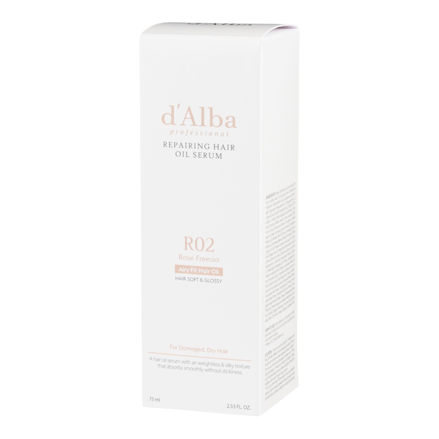 d'Alba プロフェッショナルリペアリング ヘアオイルセラム 5枚目