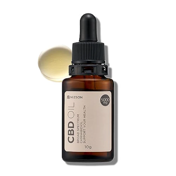 NIZEON NIZEON CBDオイル 高濃度 50% CBD5000mg 内容量10g CBN CBG CBC CBDV ブロードスペクトラム オーガニック ディストレイト ドロップ オイル 国内製造 1枚目