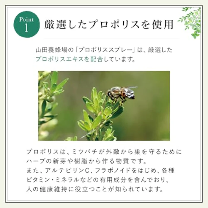 山田養蜂場 プロポリススプレー(30ml) 2枚目