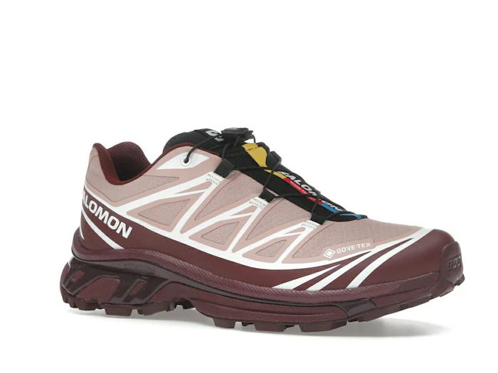 SALOMON XT-6 GORE-TEX Mahogany Rose / Tawny Port / Black 2枚目