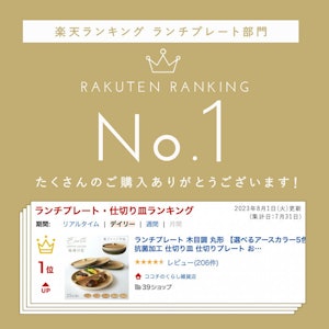 仕切り付きランチプレート 2枚目