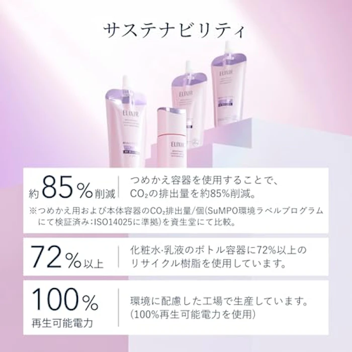 エリクシール ブライトニング エマルジョンしっとりタイプ ca【医薬部外品】(130ml) 7枚目