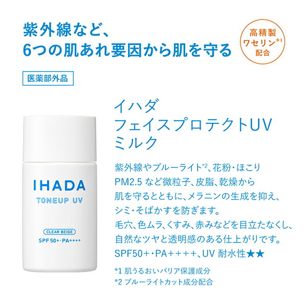 「ポイント10倍 3月4日20:00〜6日23:59」 イハダ 薬用フェイスプロテクトUV ミルク 本体/無香料 30ml 日焼け止め アットコスメ 3枚目