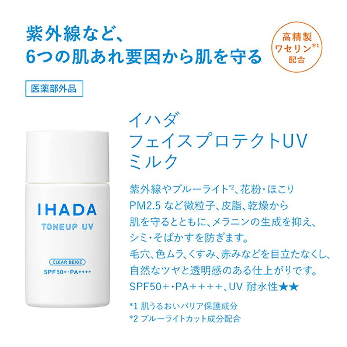「ポイント10倍 3月4日20:00〜6日23:59」 イハダ 薬用フェイスプロテクトUV ミルク 本体/無香料 30ml 日焼け止め アットコスメ 3枚目